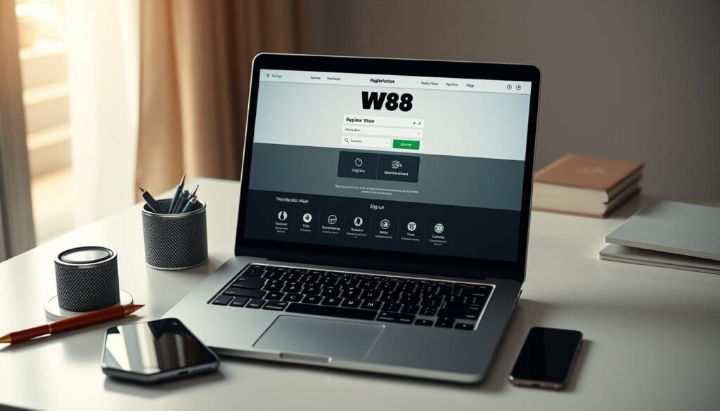 ขั้นตอนการสมัครw88