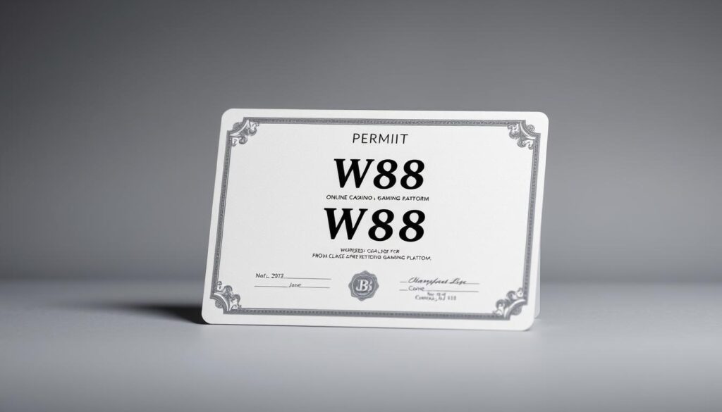 ใบอนุญาตคาสิโนและรางวัลเกมมิ่ง W88 ใบอนุญาตคาสิโนและรางวัลเกมมิ่ง W88